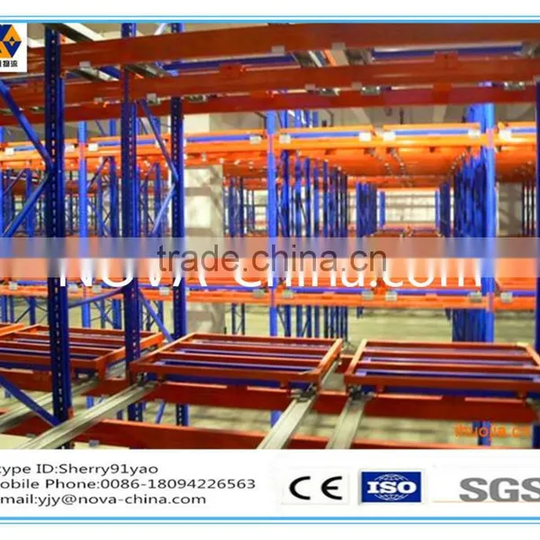 Warehouse Heavy Duty Steel Pallet Push Back Racking photo-4