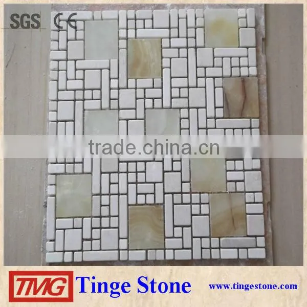 New Trend Marble Mosaic Tiles Grey Mosaic photo-5