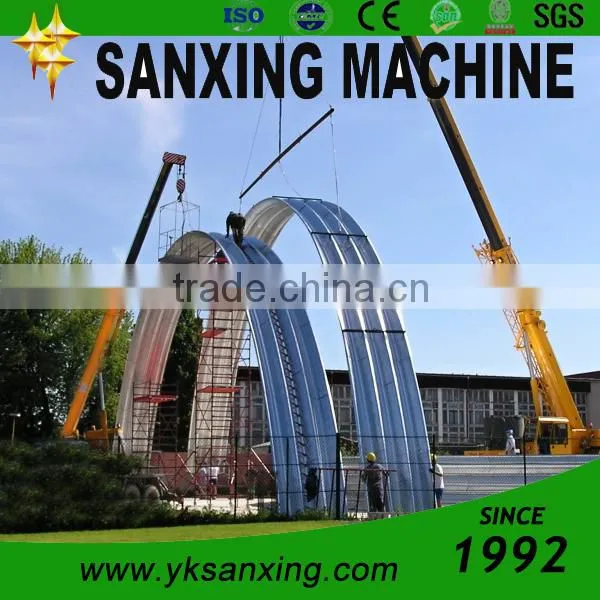 1000-680 ARCH SHAPE ROOF ROLL FORMING MACHINE photo-2