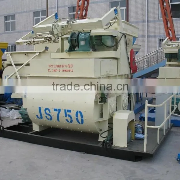 High Capacity Electric Concrete Mixer,twin-shaft Concrete Mixer,JS750 Concrete Mixer in Sri Lanka photo-6
