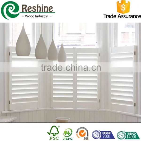 Lead Free PVC Material and Horizontal Opening Pattern Plantation Shutter Supplies photo-5