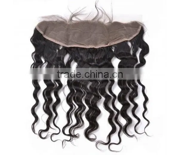 no Moq Cheap Free Part Deep Wave Human Hair Lace Frontal Closure in Stock photo-2