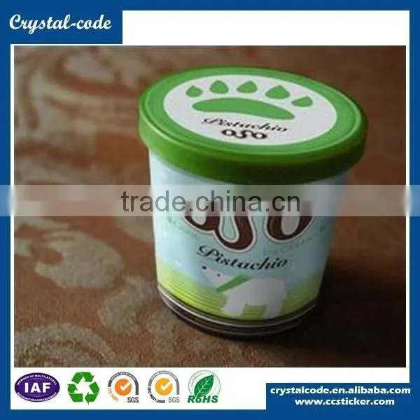 Yogurt Chocolate Food Labels Plastic Container Packaging Food Sticker photo-5
