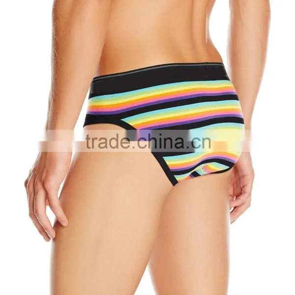 OEM Hot Sale Cotton Elastane Men Sexy Briefs in G-string for Men New Design photo-3
