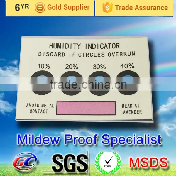 Humidity Indicator Cards 10%-40%