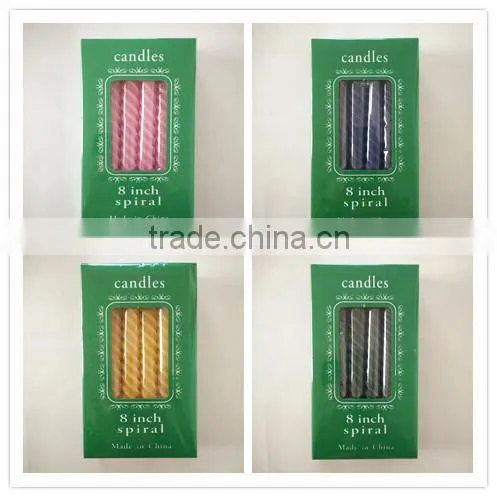 Wholesale Candle Wax/White Household Spiral Candle photo-2