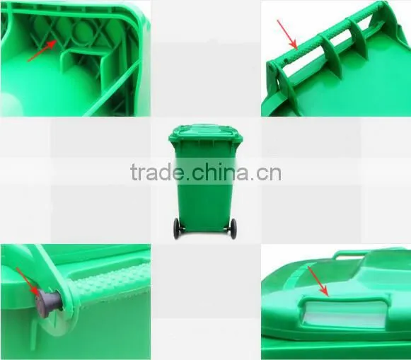 Outdoor Garbage Bin (240L)/Mobile Garbage Bin /Two Wheels Maxi Bin photo-3