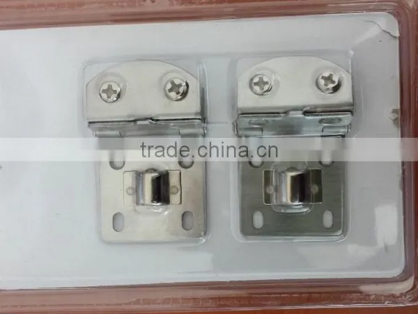 HJ-063 Hot Sale 8cm Semicircle Single Quality Glass Cabinet Hinge /Stainless Steel Singleglass Cabinet Hinge/Quality Glass Hinge photo-2