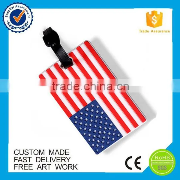 Custom Made Souvenir Pvc Flag Luggage Tag photo-5