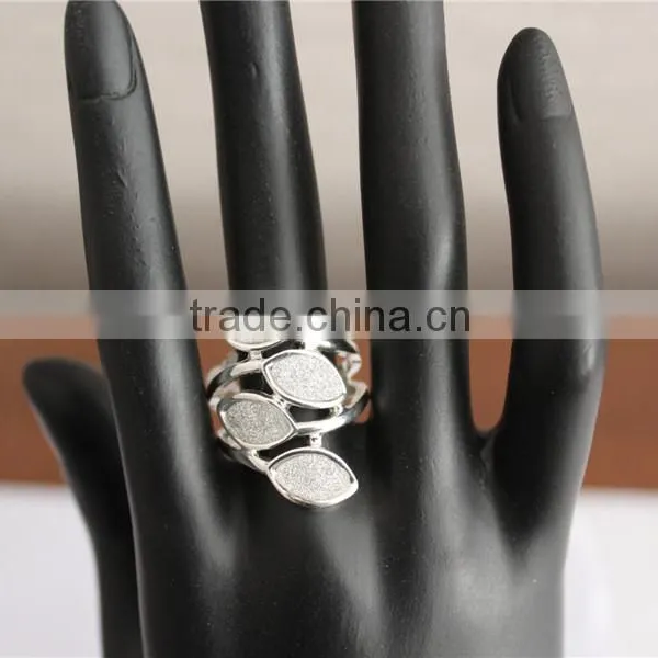 Jewerly Rings White Gold Plated Ring, Finger Ring Design for Women photo-3