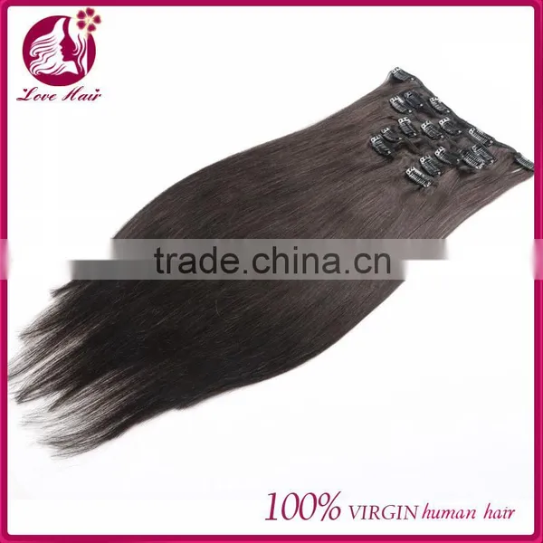 Express Virgin Clip in Hair Extension 100% Virgin Brazilian Human Hair Unprocessed Wholesale Hair Wig photo-5