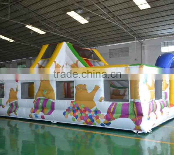 Best Selling Products Sex Pig Inflatable Amusement Park Inflatable Fun City Inflatable Playground For Kids photo-3