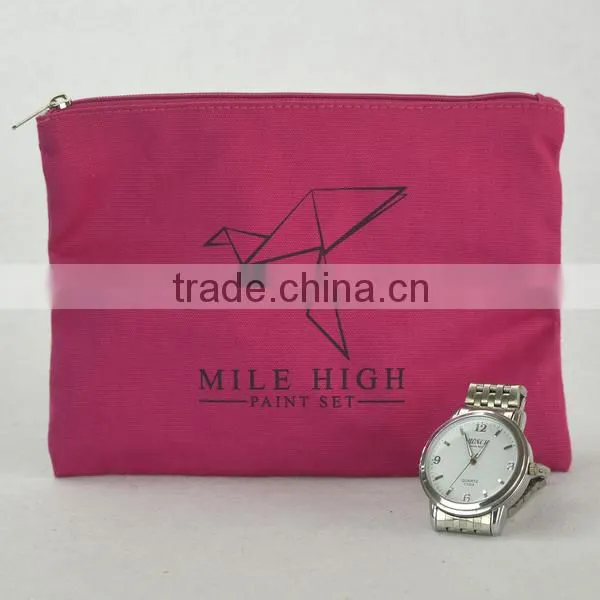 Small Zipper Cotton Canvas Tote Bags photo-1