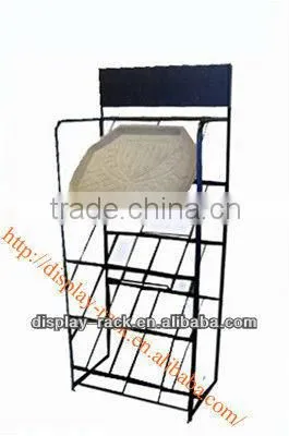 Metal Wholesale Table Mat Carpet Display Rack HSX-DR0352 photo-2