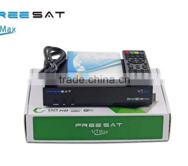 Original Manufacture Support Cccam Newcam Powrvu Biss Key 3G Youtube DVB-S2 Satellite TV Decorder Freesat V7 Max Set Top Box photo-3