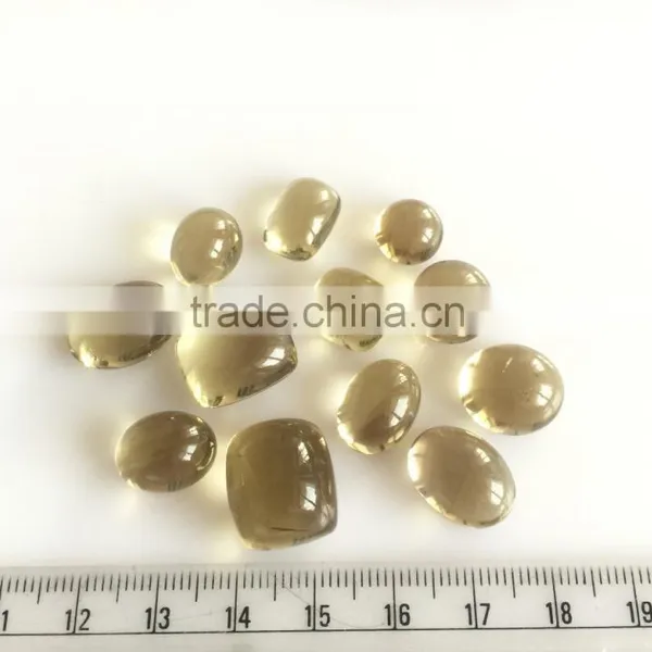 Oval Cabochon Natural Smoky Quartz Loose Gemstones Lot Free Size photo-3