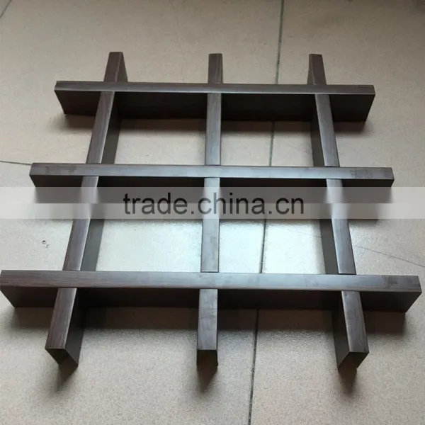 High Quality Hot Sale Beautiful Aluminum Alloy Grate Ceiling Tile photo-4