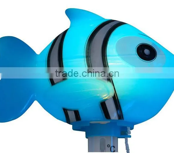 LED Floating Swimming Pool Thermometer Spa Thermometer With Cord photo-2