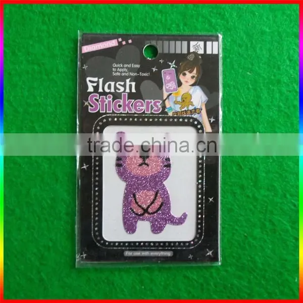 Glitter Colorful Self-adhesive Cartoon Sticker for Decor photo-2