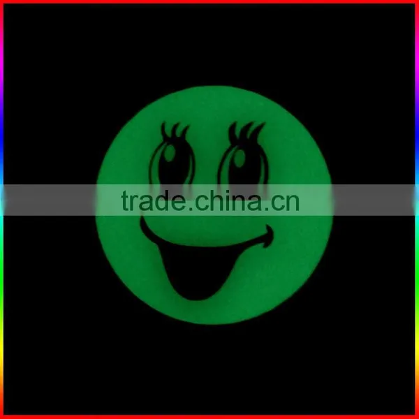 Smile Face Luminous Epoxy Label, Glowing Epoxy Sticker photo-3