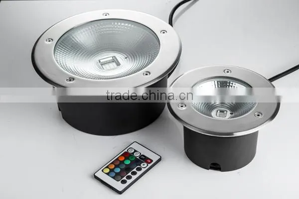 2016 Stainless Steel Cover Recessed Concrete Lights COB 30W LED Underground Light Outdoor Waterproof IP67 photo-5