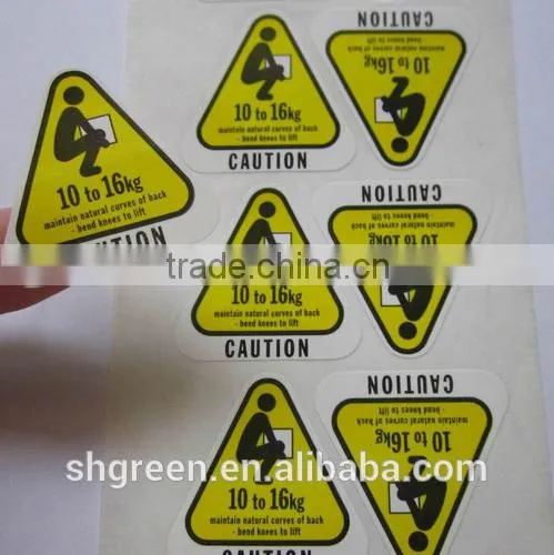 China Manufacturing Waterproof Machine Battery Sticker photo-2