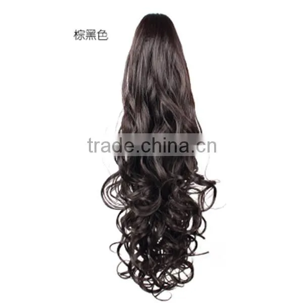 Wholesale Cheap Clip in Ponytail Synthetic Hair Extension photo-2