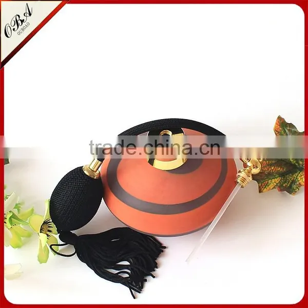 OUBOAO Wholesale High-end Fashion Orange Gasbag Spray Pump Glass Perfume Bottle photo-4