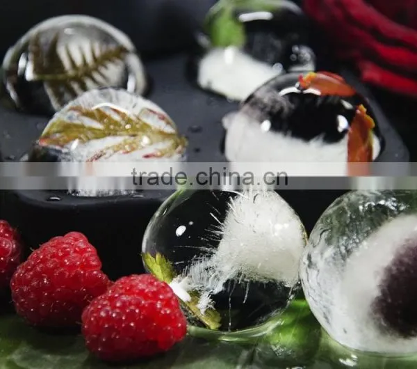 I Love Ice - Ice Ball Maker Mold - 6 Whiskey Ice Balls - Premium Round Spheres Tray photo-3