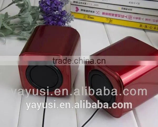 2.0 Portable Mini Computer Speaker With Passive Vibration Membrane at Backside ,hot New Products for 2015,speaker Box photo-4
