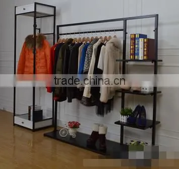 Beautiful Stainless Steel Clothing Display Rack photo-2