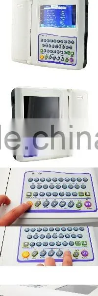 Beautiful Look 10 Inch Color Touchscreen Display 12-lead 12 Channel Portable Ecg Machine photo-4