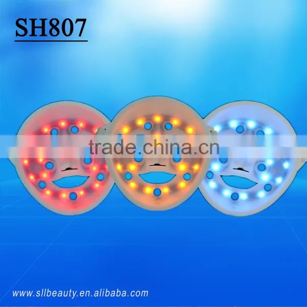 New Arrive 3 Color 3D LED Red Led Light Mask for Face Whitening photo-2