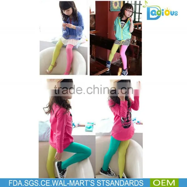 Hotsale AB Side Mix Colors Pantihose For Kids Student photo-2