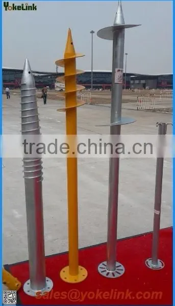 Hot Dip Galvanized Carbon Steel Ground Pile for Fence or Gates photo-2