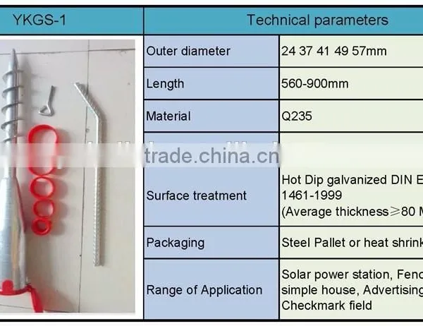 Hot Dip Galvanized Ground Screw For Solar Stand photo-2