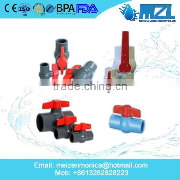 MZL PVC BALL VALVE IN BLUE COLOUR HIGH GOOD QUALITY MADE IN CHINA photo-6