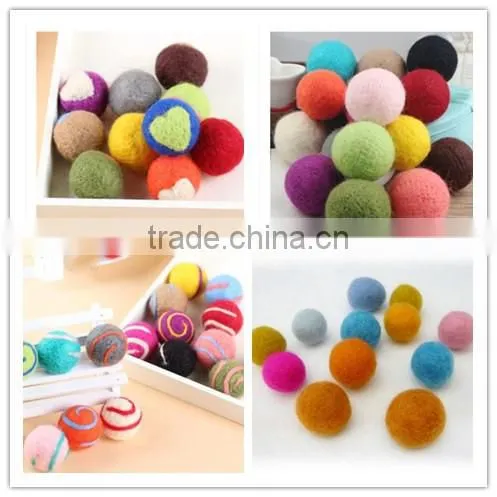 Colorful 100% Wool Felt Ball/felt Ball Rug /wool Felt Ball Carpet