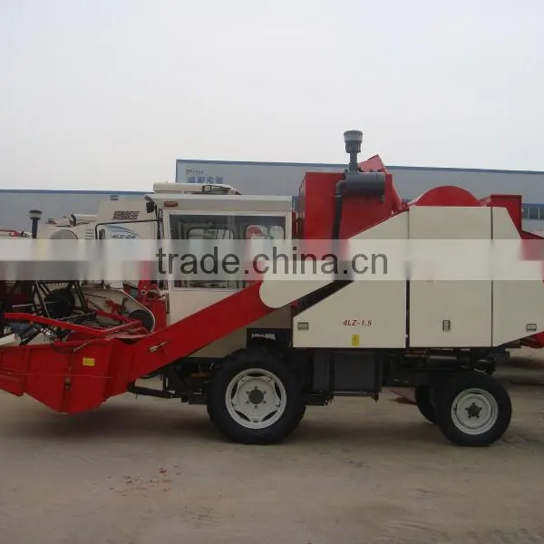 4LZ-1.5 Wheel Type Mini Wheat Combine Harvester photo-4