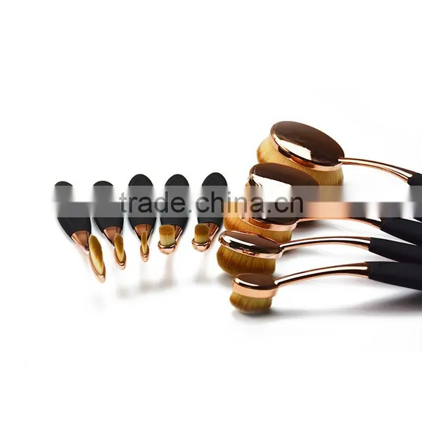 2016 Best Natural Looking Makeup Kit Oval Cosmetic Oval Makeup Brush photo-4