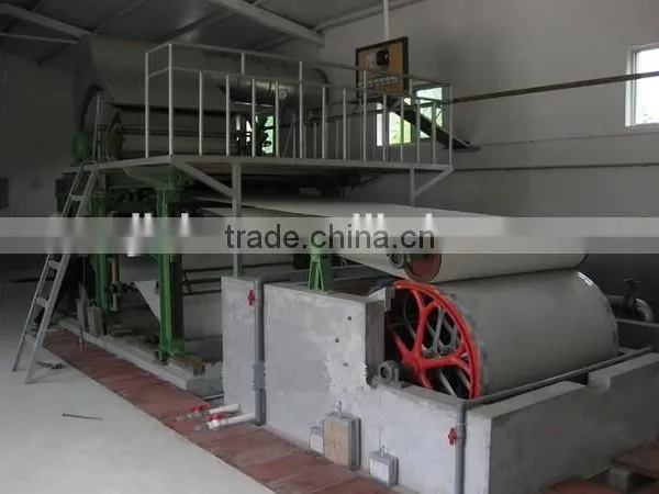 1092mm Single Cylinder and Single WIre Tissue Paper Machine, ISO9001 photo-2