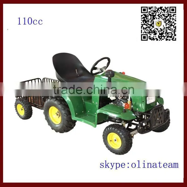 Hot Sale China Cheapest 4 Wheel 110cc Mini Farm Tractor Price photo-3