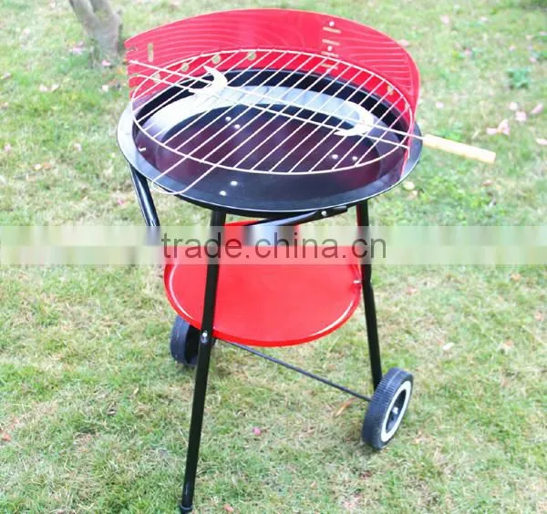 Portable 18"home-use BBQ Grills Trolley photo-5