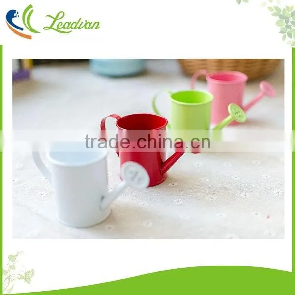 Metal Mini Little Small Kids Watering Can With Handle Garden Storage photo-4