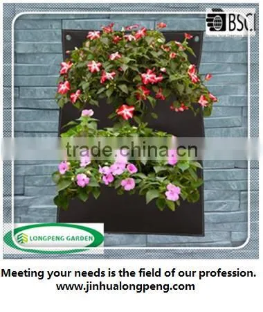 Vertical Hanging Wall Garden 6 Pocket Planting Bags,6-pocket Vertical Garden photo-2