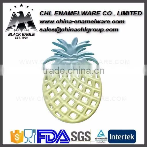 Customized Cast Iron Enameling Trivet With Sunflower photo-2