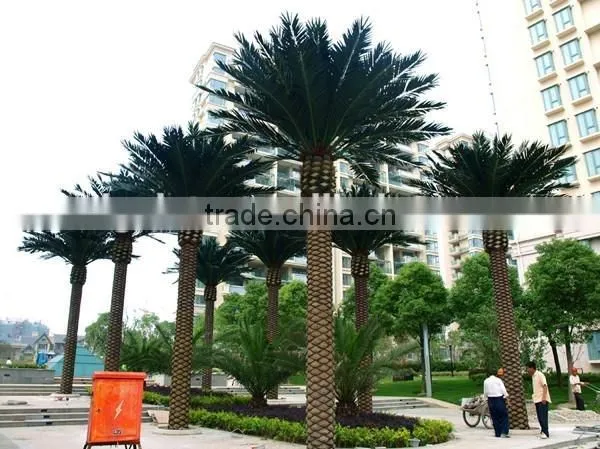Chinese Fake Coconut Tree Decoration Hotle Manufacture Longlife Time Artificial Outdoor Palm Trees photo-3