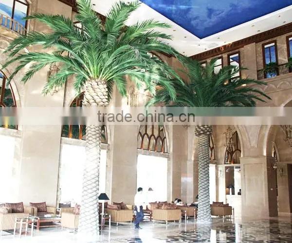 Home Garden Edging Decorative 5ft to 16ft Height Outdoor Artificial Green Plastic Palm Trees EDS06 0836 photo-6