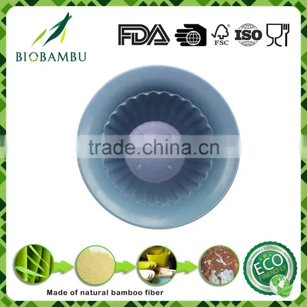 Natural Environmental Best Selling Items Bamboo Fiber Garden Flower Pot photo-2