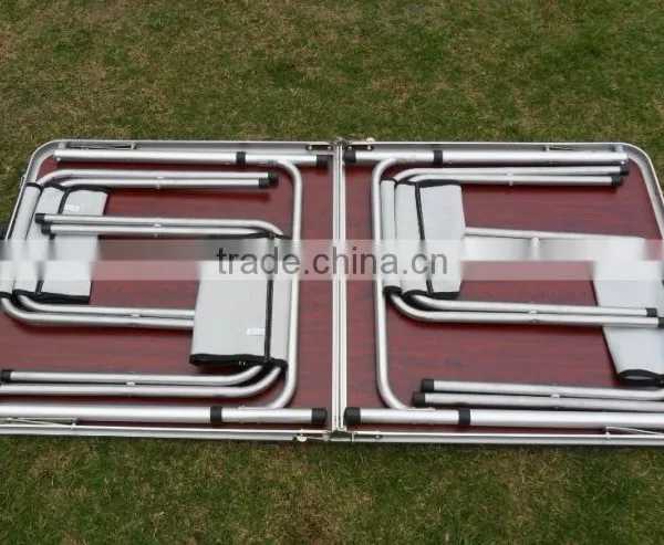Outdoor Adjustable Height Folding Table and Chairs for Picnic, Party, Camping photo-2